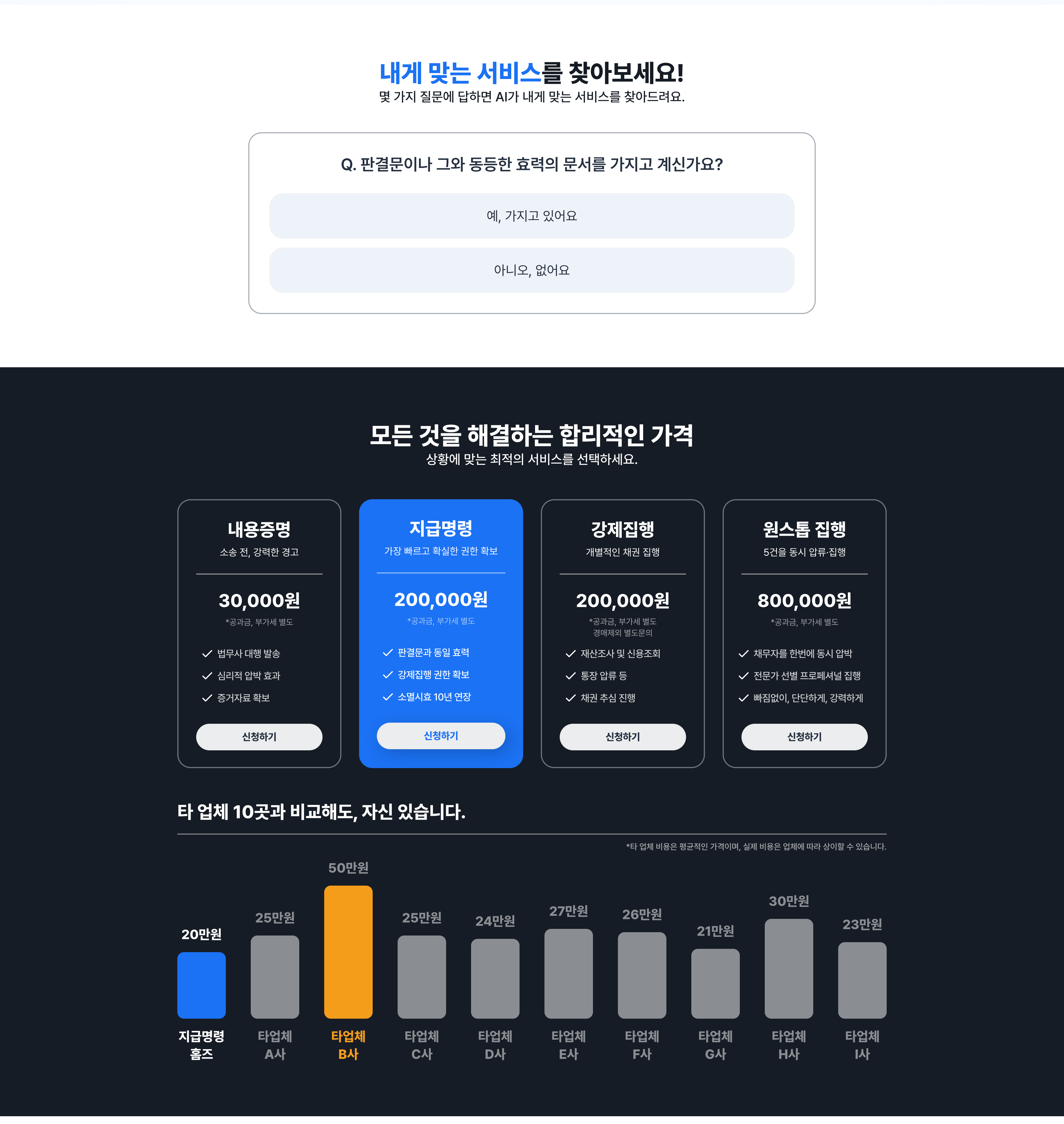 01 — Landing Page